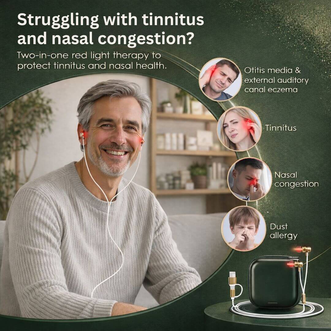 LumiVox™ Red Light Therapy for Ear & Nasal Comfort