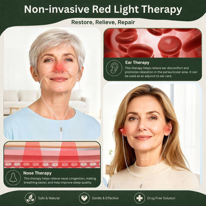 LumiVox™ Red Light Therapy for Ear & Nasal Comfort