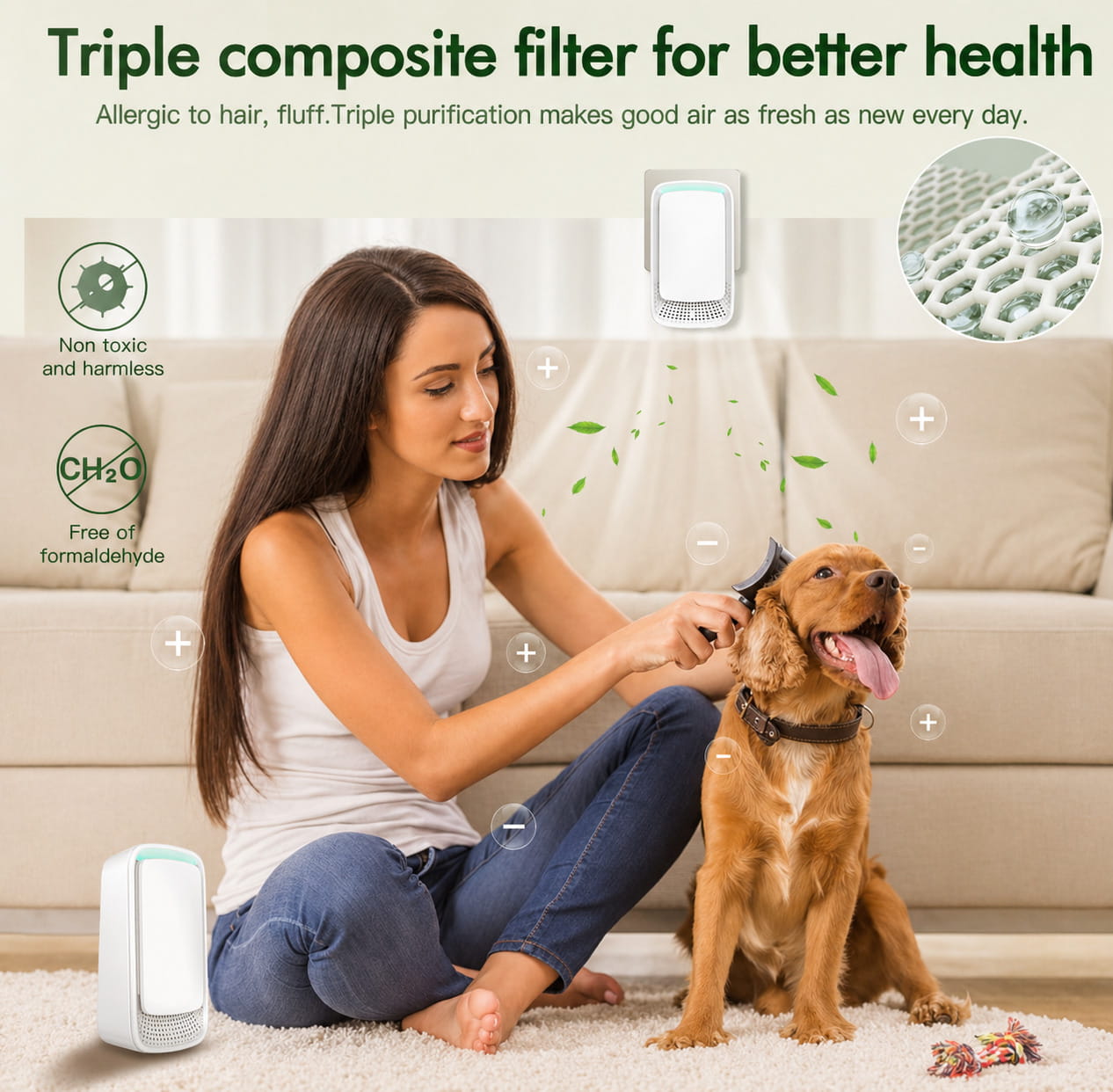 CleaniFlow™ Ionic Air Purifier