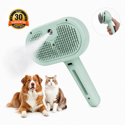 MistGroom™ Steam Brush | Your Dog Will Actually Ask to Be Brushed.