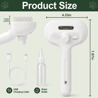 MistGroom™ Steam Brush | Your Dog Will Actually Ask to Be Brushed.