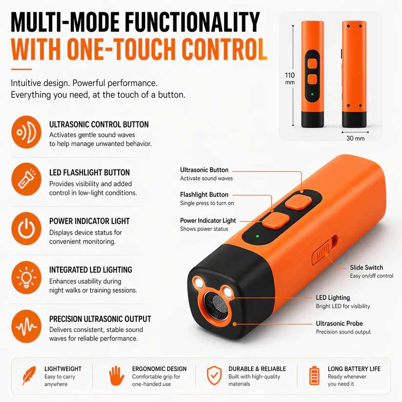 BarkDefender™ Ultrasonic Anti Barking Device