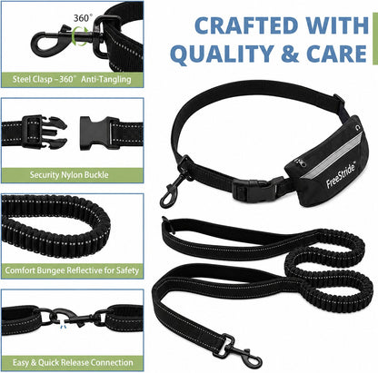 FreeStride™ – The Hands-Free Dog Leash For Stress-Free Walks