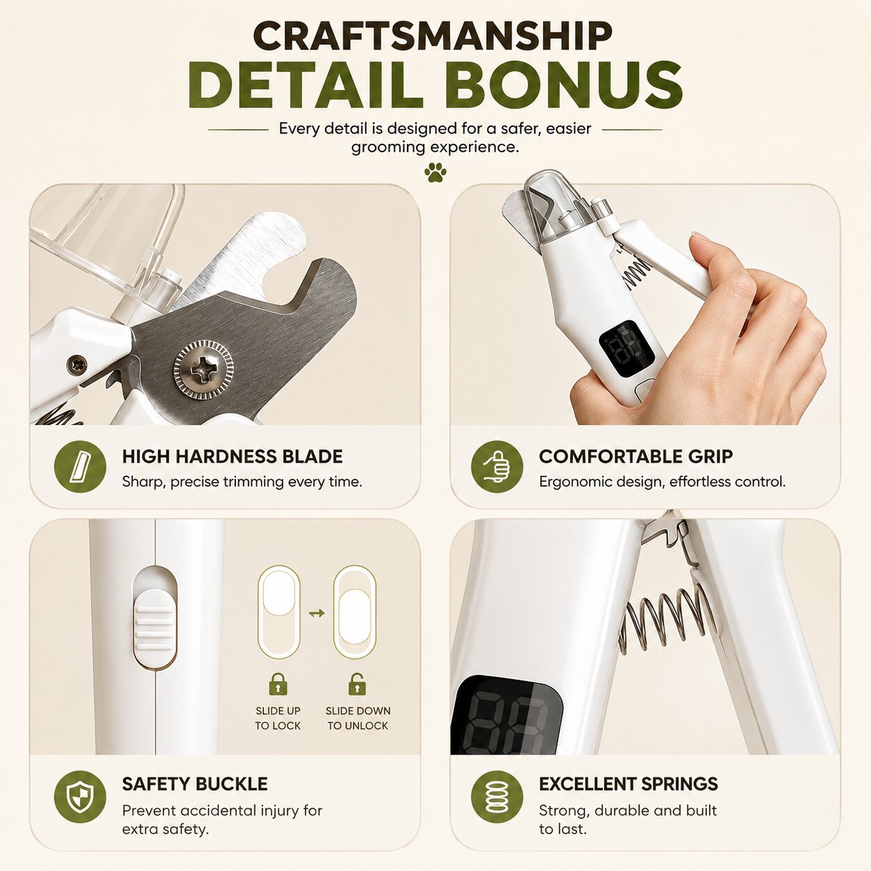 PerfectPaws™  2-in-1 Nail Clipper & Grinder