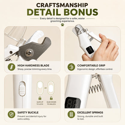 PerfectPaws™  2-in-1 Nail Clipper & Grinder