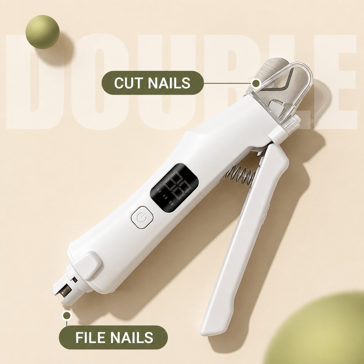 PerfectPaws™  2-in-1 Nail Clipper & Grinder