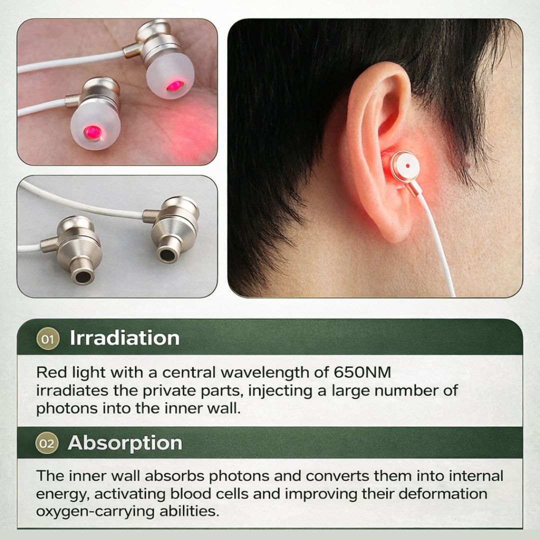 LumiVox™ Red Light Therapy for Ear & Nasal Comfort