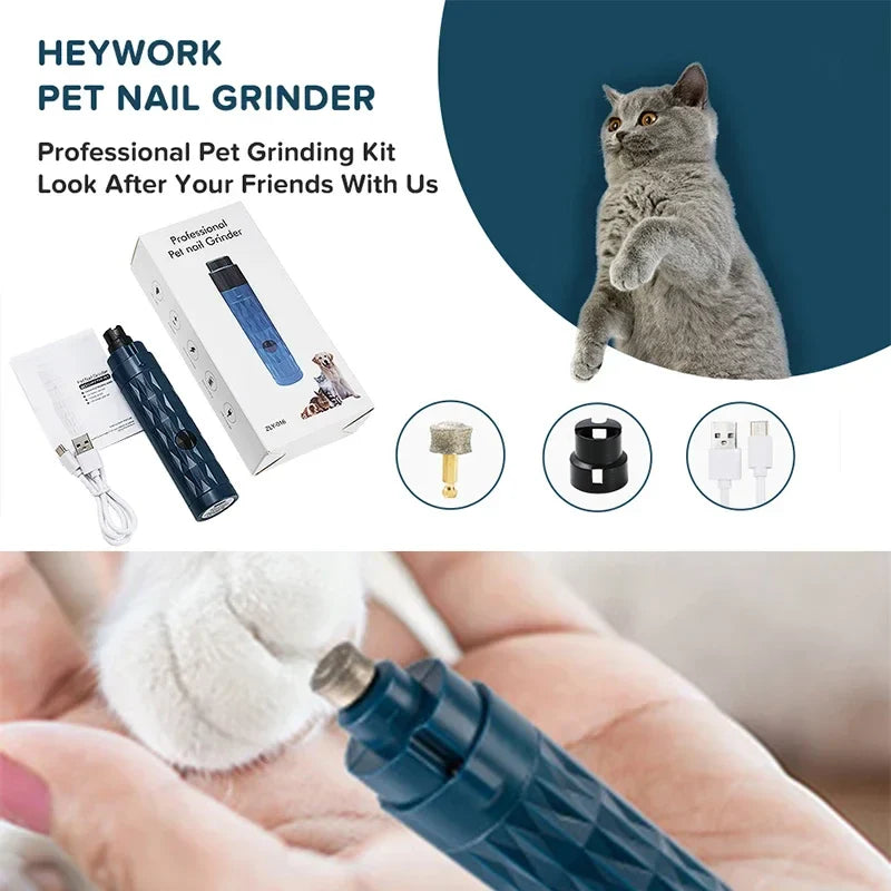  Rechargeable Pet Nail Grinder