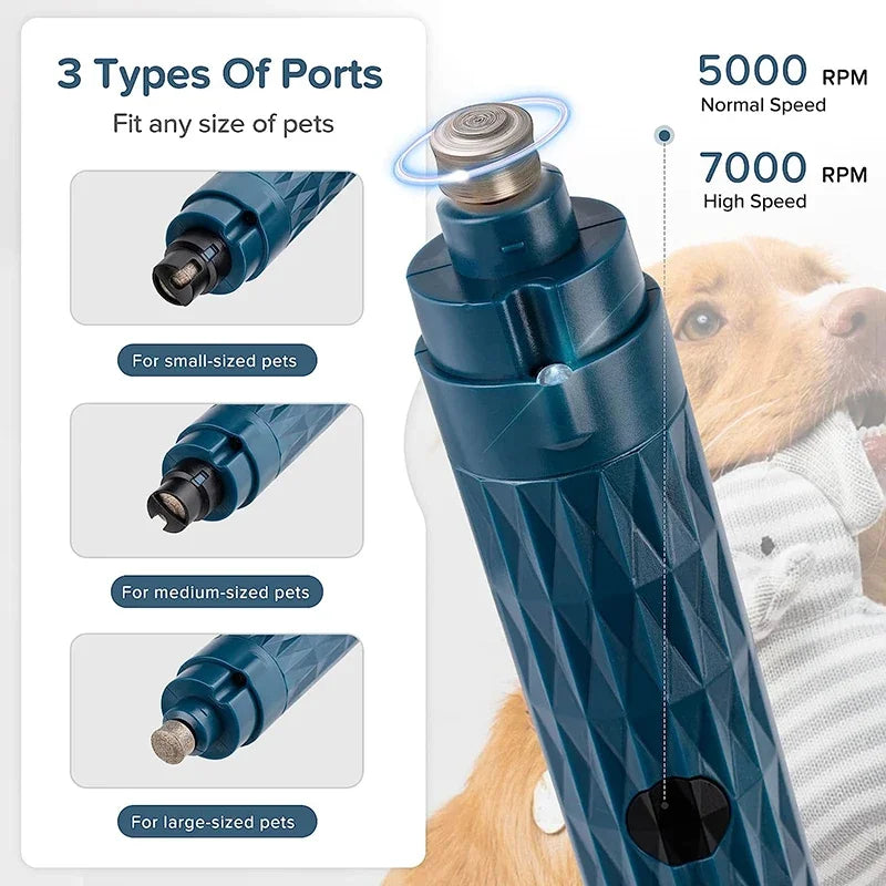  Rechargeable Pet Nail Grinder